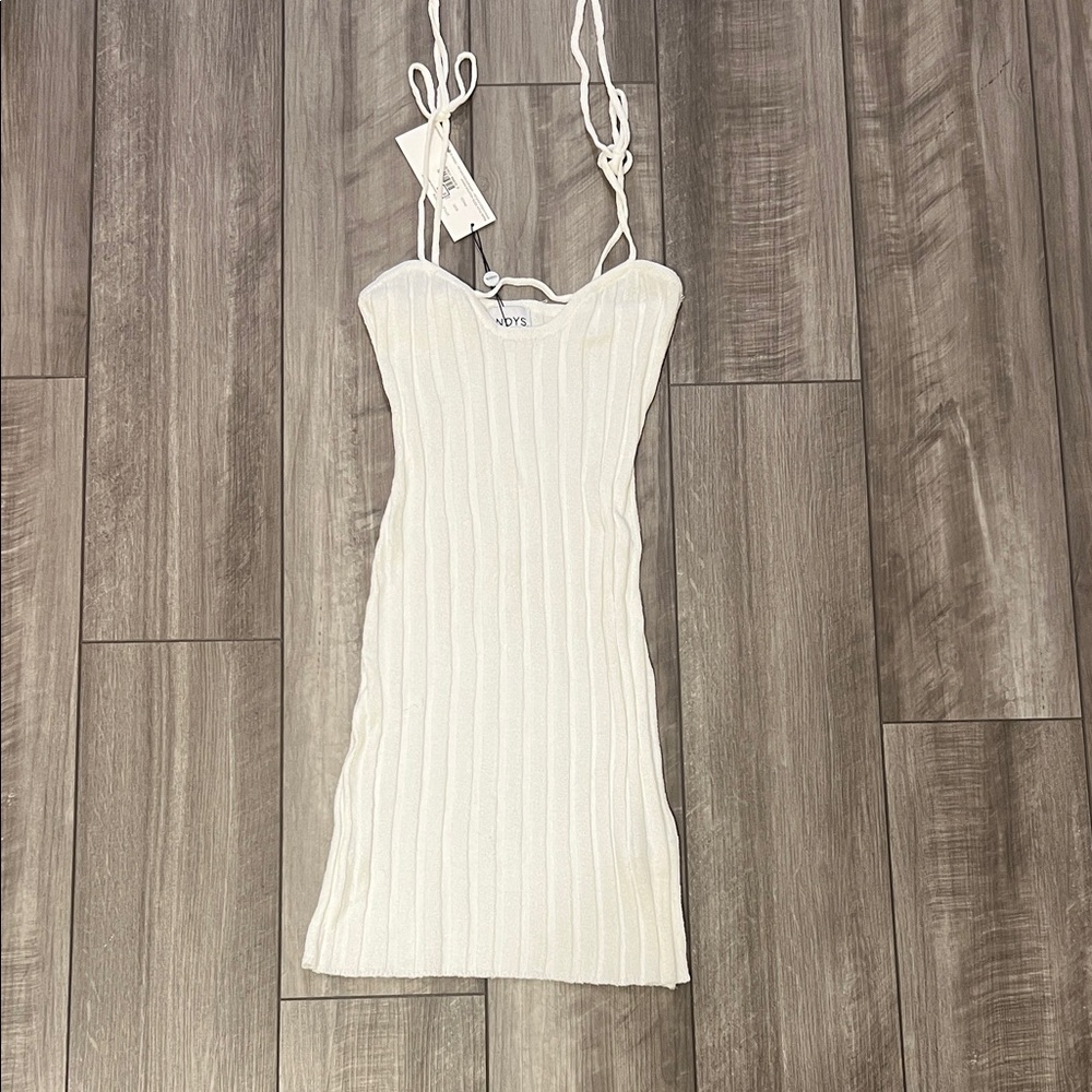 SNDYS Baha Tie Shoulder Mini Dress